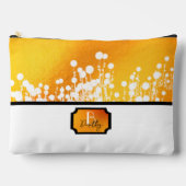 Pochette À Accessoires Fleurs magiques jaunes (Recto)