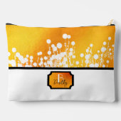 Pochette À Accessoires Fleurs magiques jaunes (Verso)