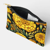 Pochette À Accessoires Fleurs Marigold (Ouvrir)