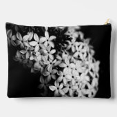 Pochette À Accessoires fleurs noires et blanches (Verso)