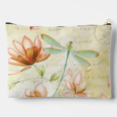 Pochette À Accessoires Fleurs personnalisées et libellules (Verso)