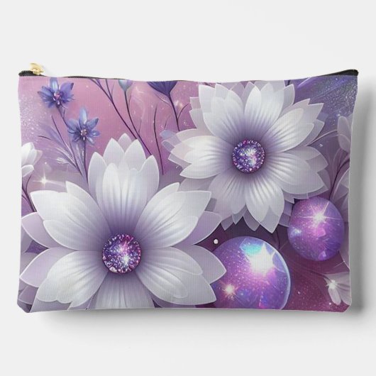 Pochette À Accessoires Fleurs pétillantes (Recto)