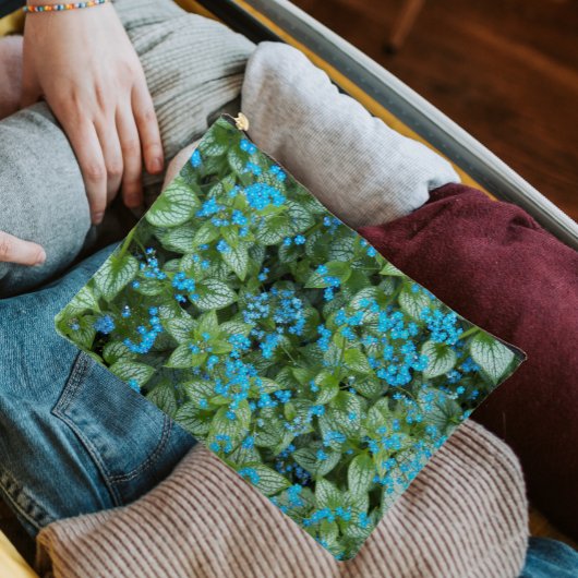 Pochette À Accessoires Fleurs Petit Bleu Brunnera Floral