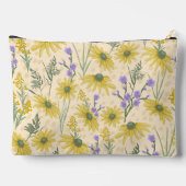 Pochette À Accessoires Fleurs sauvages jaunes monogrammes (Verso)