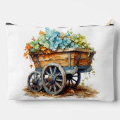 Pochette À Accessoires Fleurs sauvages vintages En Bois (Verso)