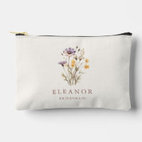 Fleurs sauvages violettes bohèmes Nom de demoisell