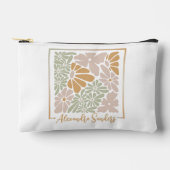 Pochette À Accessoires Fleurs Super rétro de Bohême (Recto)