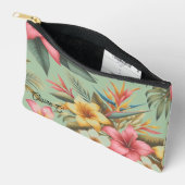 Pochette À Accessoires Fleurs tropicales Pouch Accessoire Inspiré Nature (Ouvrir)