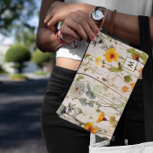 Pochette À Accessoires Fleurs vintages séchées PatternFeminine Monogrammé