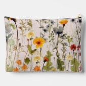 Pochette À Accessoires Fleurs vintages séchées PatternFeminine Monogrammé (Verso)