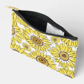 Pochette À Accessoires Fleuve Dorée Jaune Vibrant (Ouvrir)