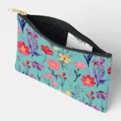 Pochette À Accessoires Floral And Glamour Seamless Pattern Nature (Ouvrir)