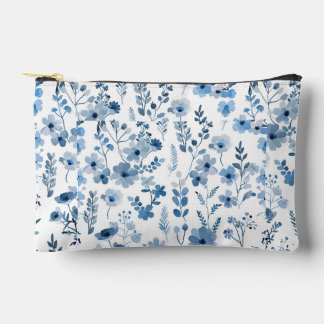 Pochette À Accessoires Floral bleu français