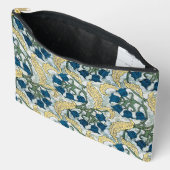 Pochette À Accessoires Floral Blue Flowers Lily Valley Répétition (Ouvrir)