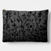 Pochette À Accessoires Floral d'antiquité gothique noir et blanc (Recto)
