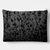 Pochette À Accessoires Floral d'antiquité gothique noir et blanc (Verso)