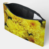 Pochette À Accessoires Floral de Chrysanthème jaune (Ouvrir)