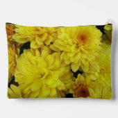 Pochette À Accessoires Floral de Chrysanthème jaune (Verso)