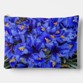 Pochette À Accessoires Floral d'Irises réticulées pourpres (Recto)