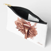 Pochette À Accessoires Floral personnalisé (Ouvrir)