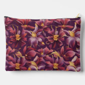 Pochette À Accessoires Floral pourpre- (Verso)