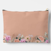 Pochette À Accessoires Floral rose ondulé monogramme (Verso)