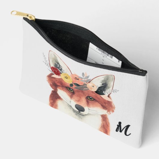 Pochette À Accessoires Flower Crown Forester Fox (Ouvrir)
