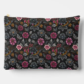 Pochette À Accessoires Flower Noire (Recto)