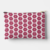 Pochette À Accessoires Flower Shape Plaid Pink Purple (Verso)