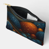 Pochette À Accessoires Flux céleste : sphères Abstraites en mouvement (Ouvrir)