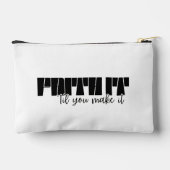Pochette À Accessoires Foi It 'Til You Make It" Print Cut Sew Small (Verso)