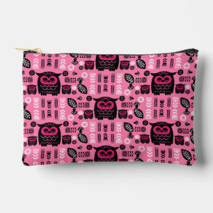 Pochette À Accessoires Folk Art Nordic Owl