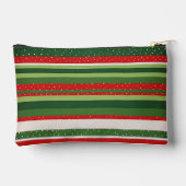 Pochette À Accessoires Fond à motif rayé vibrant (Verso)