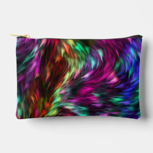 Pochette À Accessoires Fond de fourrure coloré abstrait-24605