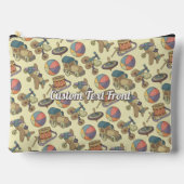 Pochette À Accessoires Fond d'icônes de jouets (Recto)
