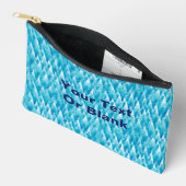 Pochette À Accessoires Forêt fractale bleue (Ouvrir)