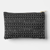 Pochette À Accessoires Formes Aztec Motif gris noir (Verso)