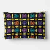 Pochette À Accessoires Formes de Fleurs Rétro Monogramme Personnalisé (Verso)