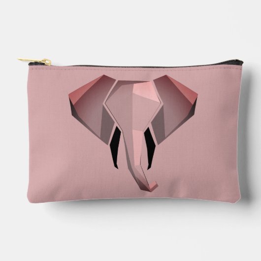 Pochette À Accessoires Formes géométriques simples Tête d'éléphant (Recto)