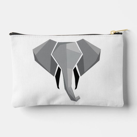 Pochette À Accessoires Formes simples Géométrie Tête d'éléphant (Verso)