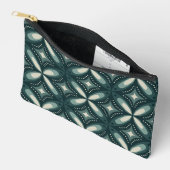 Pochette À Accessoires formes vertes rétro (Ouvrir)