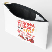 Pochette À Accessoires Fort et adapté | Motivation Sports Impression Coup (Ouvrir)