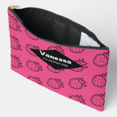 Pochette À Accessoires Fraise. (Ouvrir)