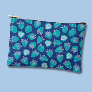 Pochette À Accessoires Fraise Bleue