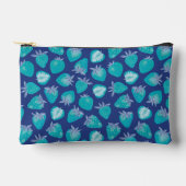 Pochette À Accessoires Fraise Bleue (Recto)