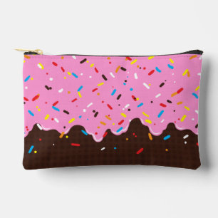 Pochette À Accessoires Friandise au Chocolat Rose Sucré