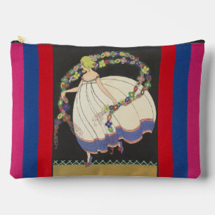 Pochette À Accessoires Frolicking Fée Avec Fleurs