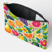 Pochette À Accessoires Fruits colorés (Ouvrir)
