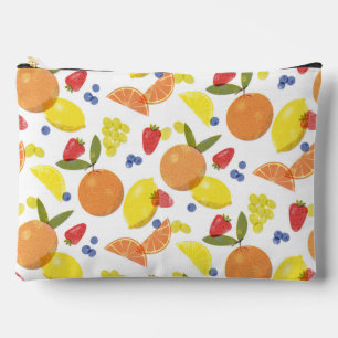 Pochette À Accessoires Fruits du marché des agriculteurs Risographe grung