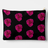 Pochette À Accessoires Fuchsia Orchidées (Verso)